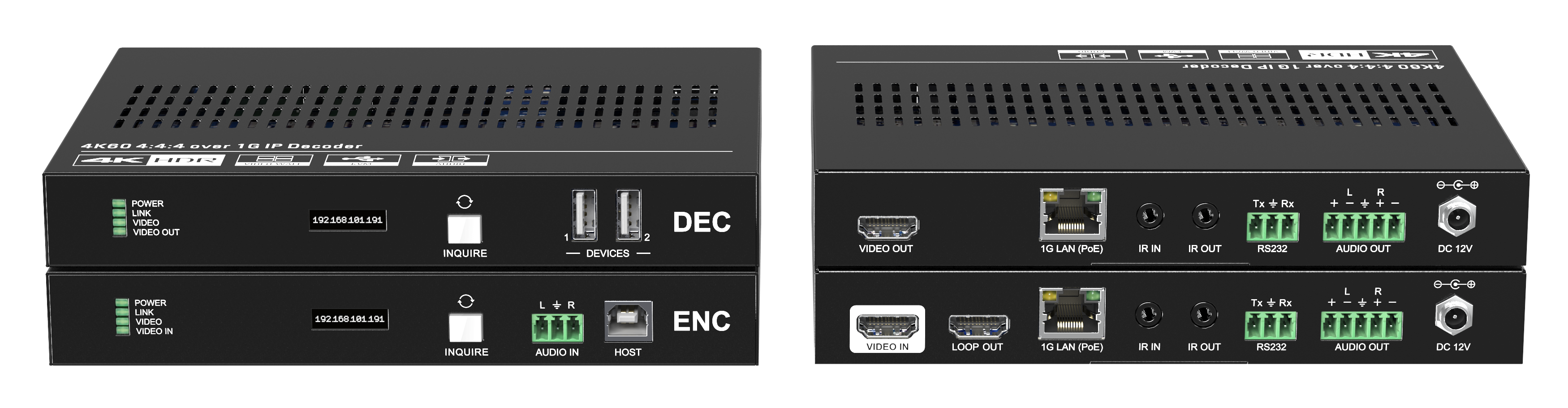4K AV over IP Encoder